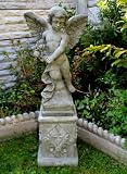 Mystische Figur: Engel mit Säule Stein Betonguss Frostbeständig Deutsche Handarbeit! picture 511bFKRqMeL. SL160 Mystische Figur: Engel mit Säule Stein Betonguss Frostbeständig Deutsche Handarbeit!
