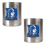 Duke Blue Devils 2pc Stainless Steel Can Holder Set NCAA College Athletics