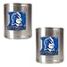 Duke Blue Devils NCAA 2pc Stainless Can Holder Set by Great American Products
