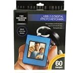 USB Digital Photo Keychain - Blue