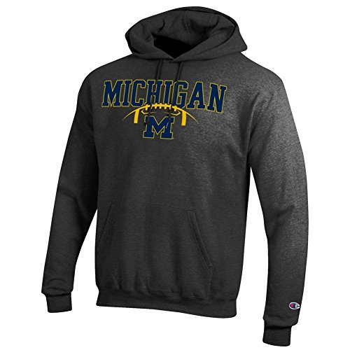Michigan Wolverines Hooded Sweatshirt Charcoal