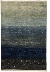 Handmade Indian Gabbeh "Radiance Design" Rug