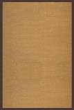 Sisal Area Rug Burnt Gold 2\ x 3\ Sisal Area Rug with Brown border Sisal Area Rug Burnt Gold 2\ x 3\ Sisal Area Rug with Brown border