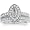 1 1/2ct Marquise Diamond Bridal Set in 14k White Gold (GH I2 sizes 5 -9)