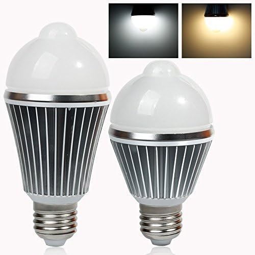 eSavebulbs E27 LED Motion Sensor Light Outdoor 5W Warm White Led Sensor Light Bulbs Auto Switch Stairs Hallway Night Light