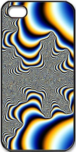 iPhone 5/5s Case Psychedelic Trippy Artwork Traditional Art Snail Case for iPhone 5/5s with Black Side