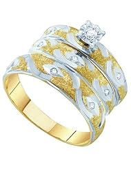 0.15CTW DIAMOND FASHION TRIO SET