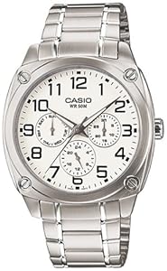 Casio Men's MTP1309D-7BV Silver Stainless-