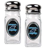 Panthers Salt and Pepper Shaker Set with Crystal Coat