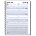 Rediform Follow-Up Voice Mail Log Book,500 Message Areas,10-5/8x8