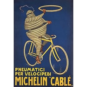BIKE BICYCLE MICHELIN CABLE TIRES PNEUS ITALIA ITALY ITALIAN 24