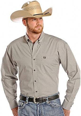 Graphite Grey Western Dress Shirt (X-Large)