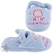 Blue Little Princess Kitty Slippers for Toddler Girls