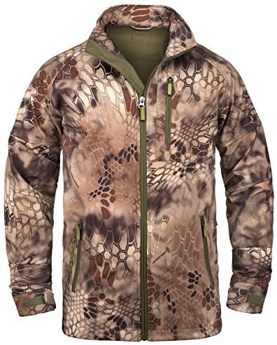KODA Adventure Gear Youth Waterproof Soft Shell Jacket (Kryptek Highlander, Large (Youth 14/18)) by KODA ADVENTURE GEAR