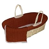 Tadpoles Moses Basket - Chocolate Brown