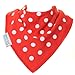 Zippy Fun Baby and Toddler Bandana Bib - Absorbent 100% Cotton Front Drool Bibs with Adjustable Snaps (4 Pack Gift Set) Unisex Stars and Spots