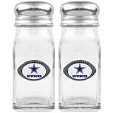 Dallas Cowboys Glass Salt and Pepper Shakers