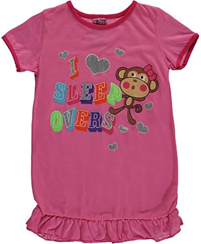 Angel Face Little Girls' "Love Sleepovers" Nightgown - pink/multi, 6