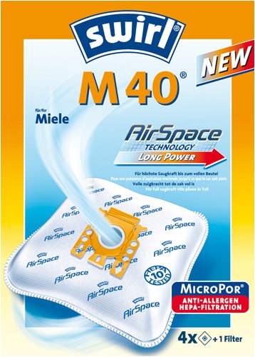 Swirl M 40(M 54) Airspace Staubfilterbeutel
