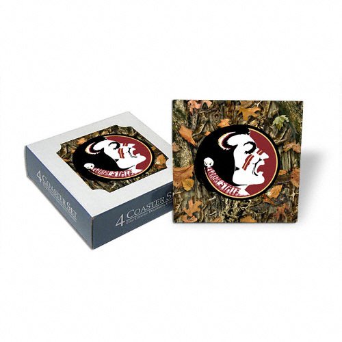Florida State Seminoles Set of 4 Camouflage Coasters