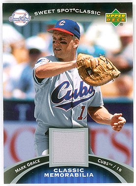Mark Grace 2007 Upper Deck Sweet Spot Classic Game Worn Jersey