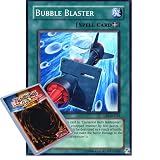 Yu Gi Oh : DP1-EN023 Unlimited Edition Bubble Blaster Super Rare Card - ( Jaden Yuki YuGiOh Single Card )