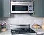 1.1 Cu. Ft. Over-the-Range Convection Microwave with Digital Touchscreen Display and 2-Level Cooking Rack: Stainless Steel