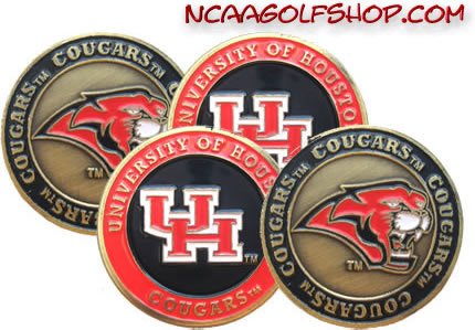 Houston Cougars Golf Ball Markers