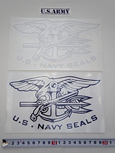 Sticker [Navy SEALs two color set +1 points (USARMY sticker)] US Navy special forces Navy SEALs Shields DEVGRU US military Debuguru Debuguru S062