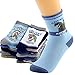 Deer Mum Boy Cartoon Dinosaurs Pattern Cotton Socks 6 Pairs(4y-7y)