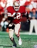 Ronnie Lott Autographed/Hand Signed SF 49ers 16x20 Photo #1 PSA/DNA