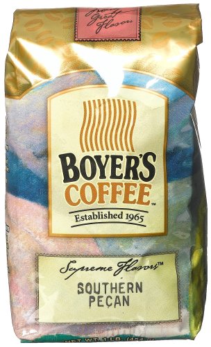 Boyer's Coffee Southern Pecan, 16-Ounce Bags (Pack of 2)
