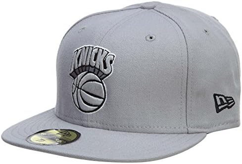 New Era New York Knicks Fitted Hat Mens Style: HAT758-GREY Size: 7.625