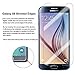 Galaxy S6 Tempered Glass Screen Protector - JOTO Tempered Glass Screen Protector 0.33 mm Film Guard for Samsung Galaxy S6, SM-G920 (2015), Super Transparence, S6 Glass Protector (1 Pack)