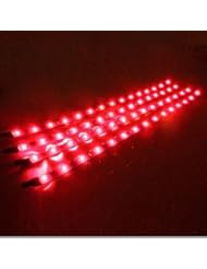 Automotive Parts and Accessories: Zone Tech 30cm LED Car Flexible Waterproof Light Strip Red (pack of 4) - Comfort Wheels