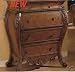 Drop Lid Secretary Bombe Chest Desk By Coaster Furniture