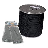 Black Para Cord 3000 FT