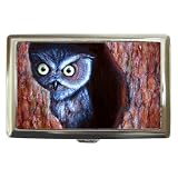 Limited Edition Violano Cigarette Money Case Owl Bird