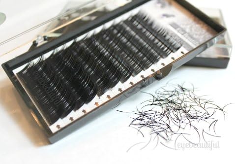 Eye Beautiful Premium Silk Lash Tray J Curl Mixed Lengths for Eyelash Extensions