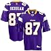 Reebok NFL Equipment Minnesota Vikings #87 Bernard Berrian Purple Replica Jersey
