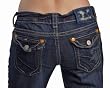 MEK Denim by Miss Me San Diego Jeans 32 X 34 Lowrise Dark Wash Womens