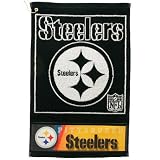 Pittsburgh Steelers Black Woven Jacquard Golf Towel