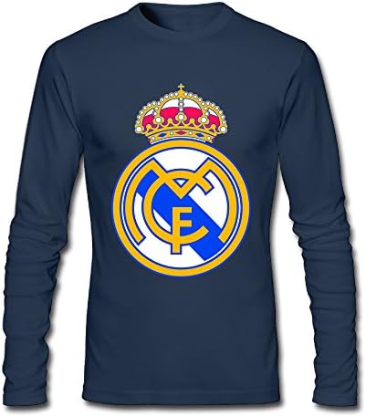 Long Sleeve Men REAL MADRID Tshirt Personalized T Shirts 90s Crew Neck