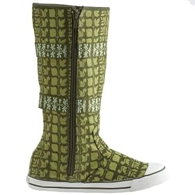 Sugar Shoes Bacon Strip Beefy Leaf Stripe Boot 