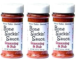 Bone Suckin' Sauce Seasoning and Rub 3-6.2 oz Pkgs