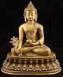 ~Large SUPERB Tibetan Brass Medicine BUDDHA 9.75" Tall~
