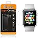 [2-Pack] For Apple Watch Series 2 38 mm (2016 Release) - SuperGuardZ Tempered Glass Screen Protector, 9H, 0.3mm, 2.5D Round Edge, Anti-Scratch, Anti-Bubble, Shatterproof
