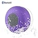 LeadTry® Wireless Waterproof Bluetooth Shower Speaker:3.0, Portable Speakerphone with Built-in Mic, Control Buttons and Dedicated Suction Cup for Showers, Bathroom, Pool, Boat, Car (Purple)