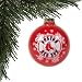BOSTON RED SOX OFFICIAL LOGO GLASS BALL CHRISTMAS ORNAMENT