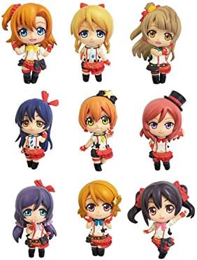 School Idol Project Love Live! Action Figure 9 Pcs 5CM